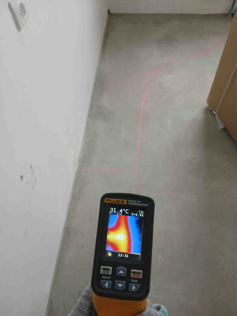 разметка труб отопления